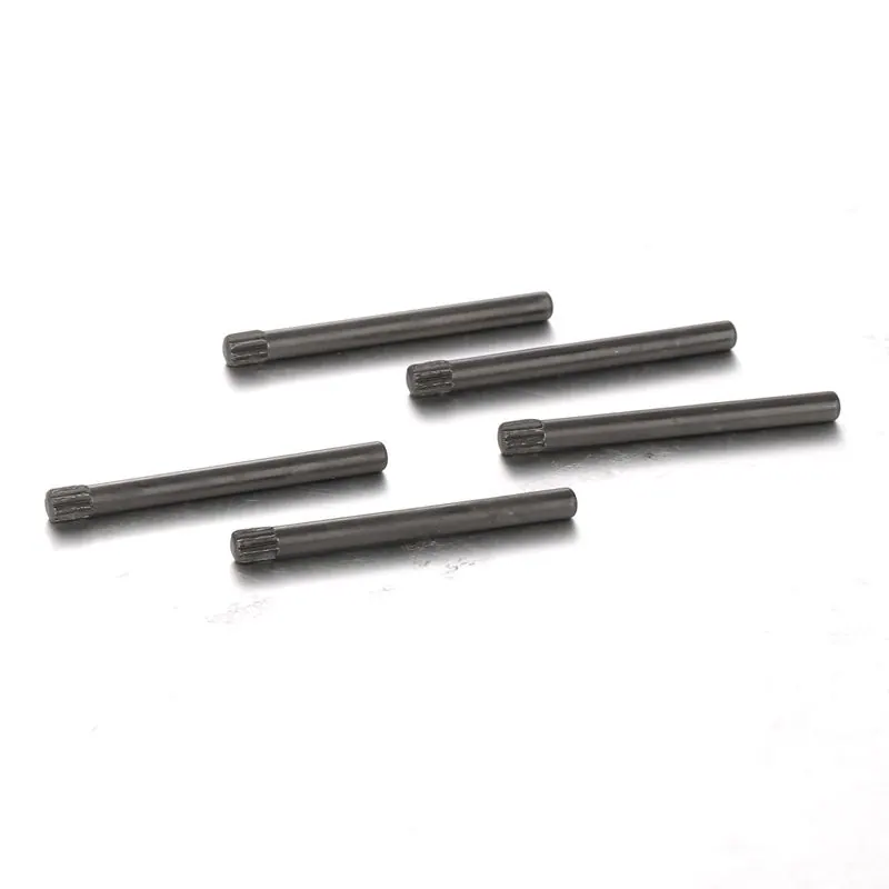 Pins with a black surface finish
