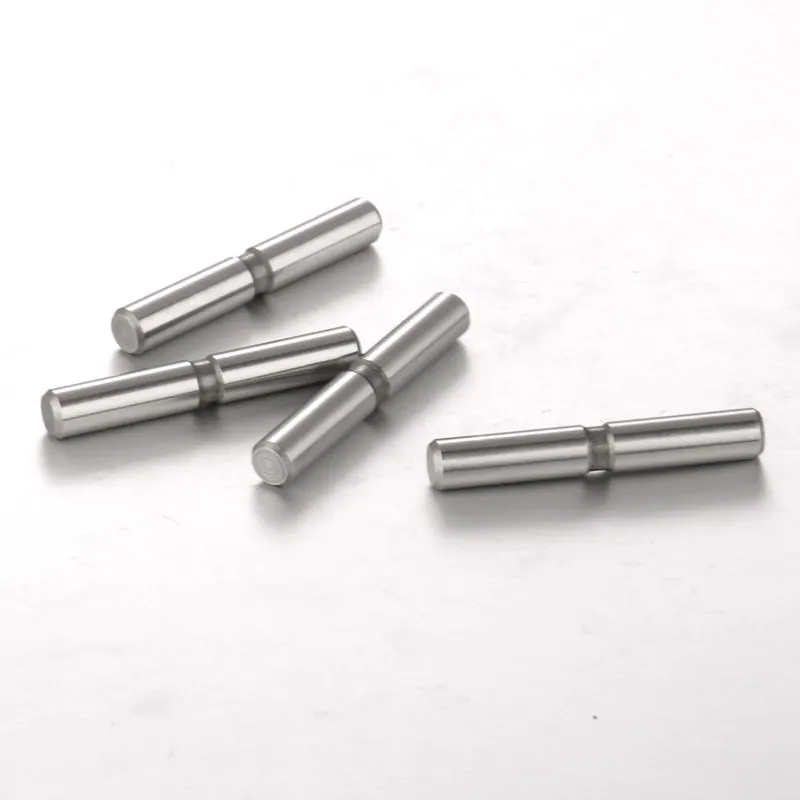 Stepped pins and short shafts