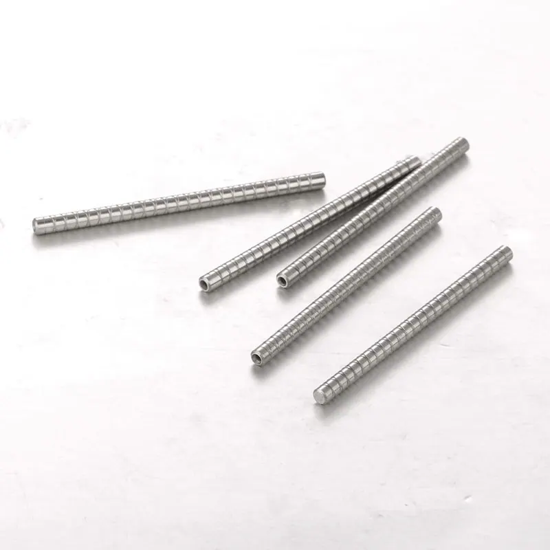 Threaded shafts arranged in a fan